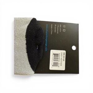 Arthur George Grey Heather and Black Ankle Sock with Bold Text
